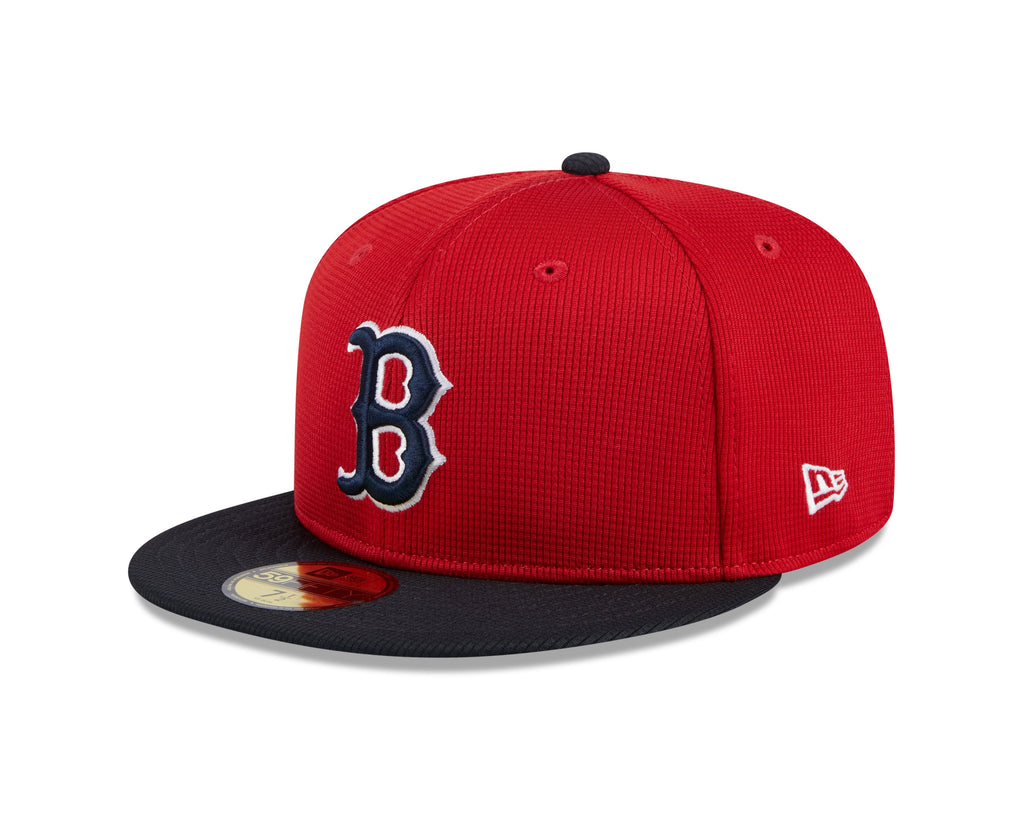 Boston Red Sox New Era Red/Navy 2024 Batting Practice 59FIFTY Fitted Hat for Men product image 8, provided for visual