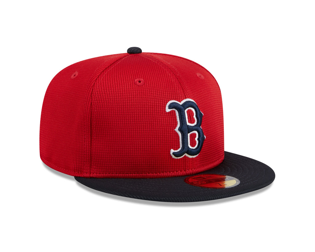 Boston Red Sox New Era Red/Navy 2024 Batting Practice 59FIFTY Fitted Hat for Men product image 3, provided for visual