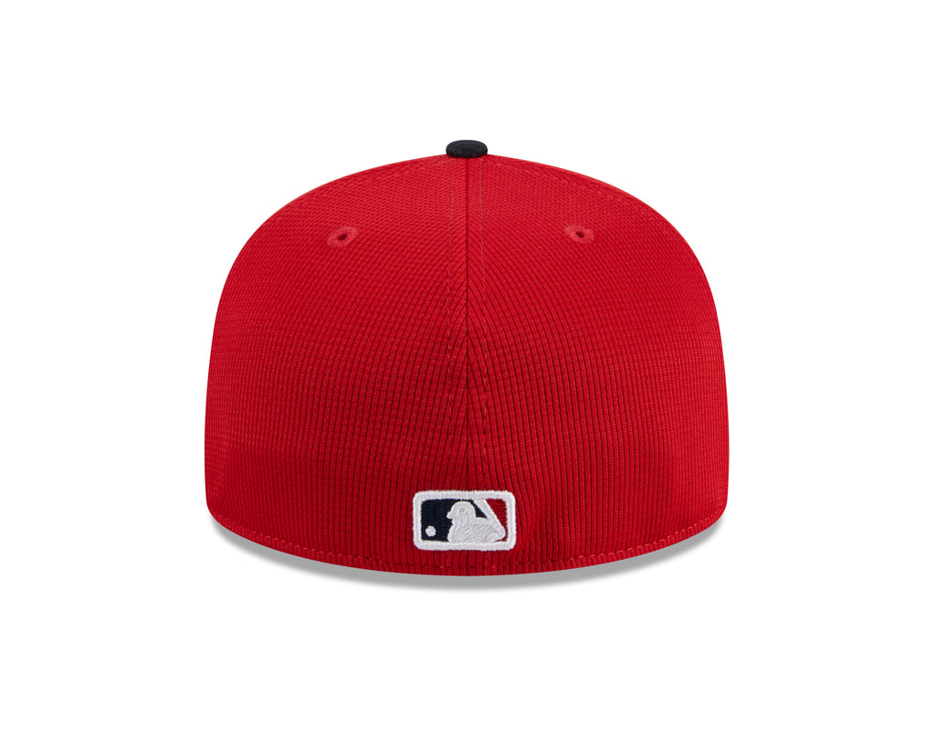 Boston Red Sox New Era Red/Navy 2024 Batting Practice 59FIFTY Fitted Hat for Men product image 6, provided for visual