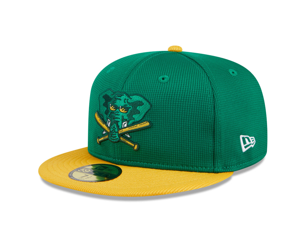 Oakland Athletics New Era Green 2024 Batting Practice 59FIFTY Fitted Hat for Men product image 8, provided for visual