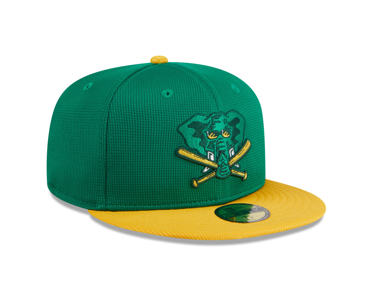 Oakland Athletics New Era Green 2024 Batting Practice 59FIFTY Fitted Hat for Men product image 3, provided for visual