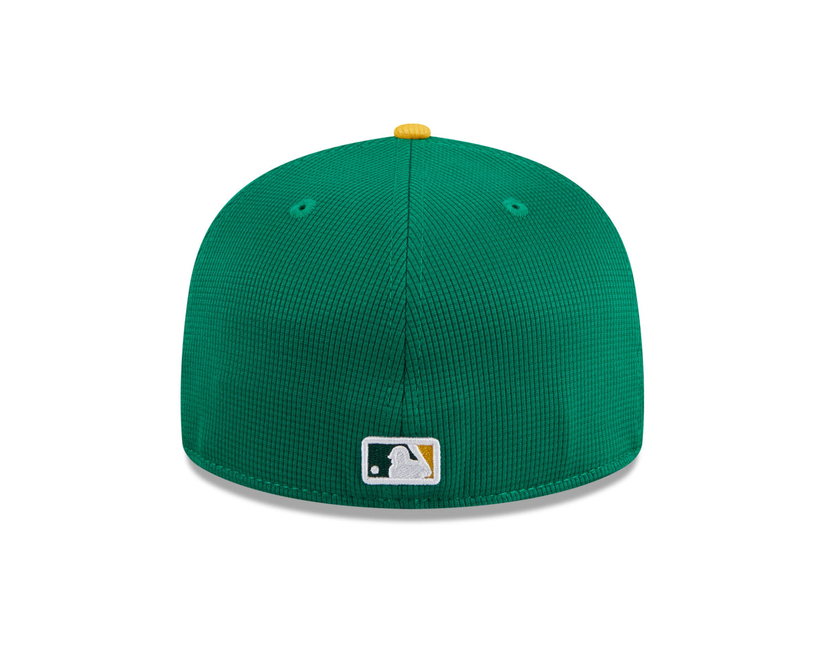 Oakland Athletics New Era Green 2024 Batting Practice 59FIFTY Fitted Hat for Men product image 6, provided for visual
