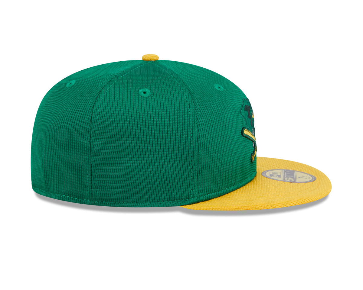 Oakland Athletics New Era Green 2024 Batting Practice 59FIFTY Fitted Hat for Men product image 4, provided for visual