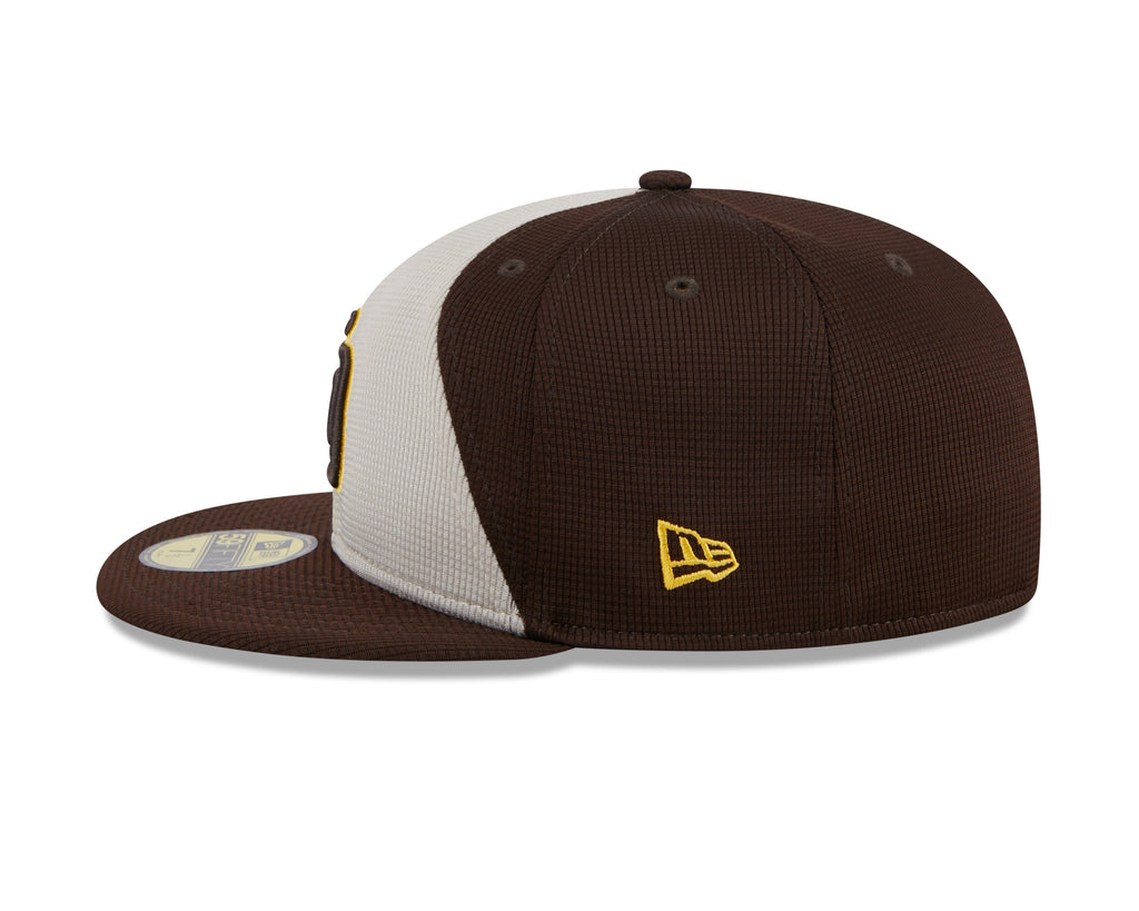 San Diego Padres New Era Brown 2024 Batting Practice 59FIFTY Fitted Hat for Men product image 4, provided for visual