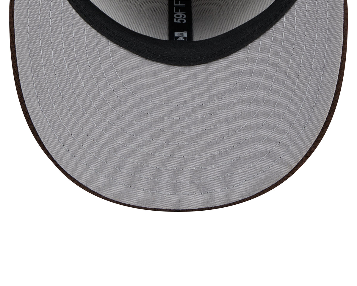 San Diego Padres New Era Brown 2024 Batting Practice 59FIFTY Fitted Hat for Men product image 7, provided for visual