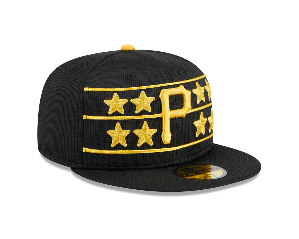 Pittsburgh Pirates New Era Black 2024 Batting Practice 59FIFTY Fitted Hat for Men product image 3, provided for visual