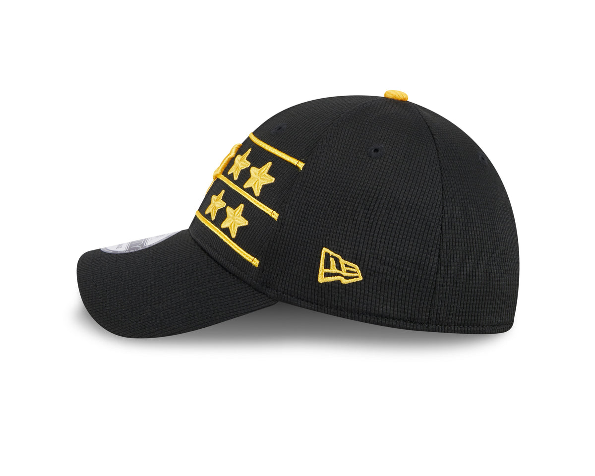 Pittsburgh Pirates New Era 2024 Batting Practice Black 39THIRTY Flex-Fit Hat for Men product image 4, provided for visual