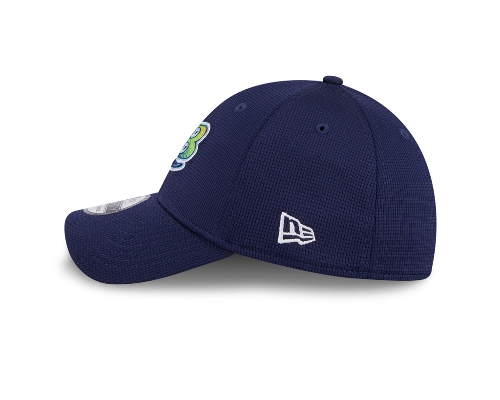 Tampa Bay Rays New Era 2024 Batting Practice Navy 39THIRTY Flex-Fit Hat for Men product image 4, provided for visual