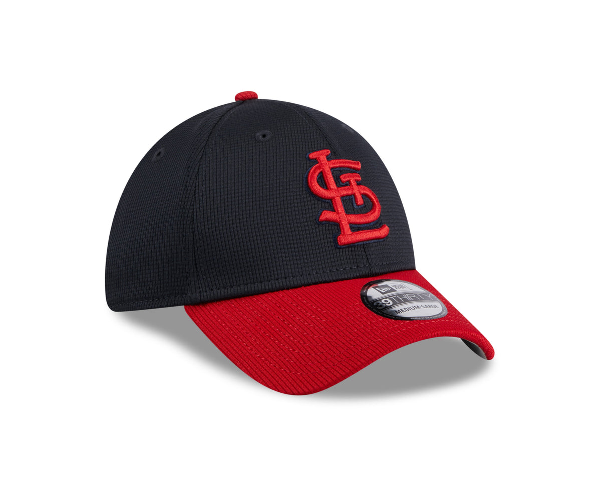St. Louis Cardinals New Era Batting Practice Navy/Red 39THIRTY Flex-Fit Hat for Men product image 3, provided for visual