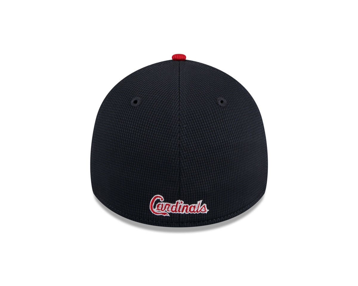 St. Louis Cardinals New Era Batting Practice Navy/Red 39THIRTY Flex-Fit Hat for Men product image 6, provided for visual