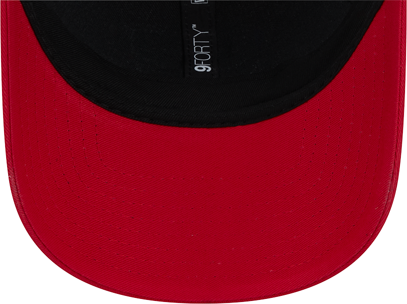 Chicago Fire New Era Red/White 9FORTY Trucker Adjustable Hat product image 7, provided for visual reference and product