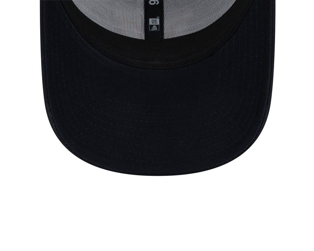 Michigan Wolverines New Era Navy/White Trucker 9FORTY Adjustable Hat product image 7, provided for visual reference and