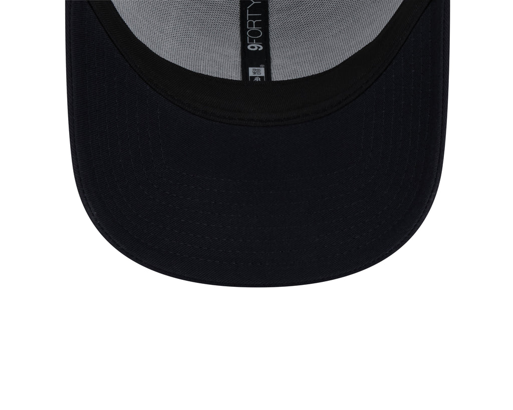 Michigan Wolverines New Era Vault Navy/White Trucker 9FORTY Adjustable Hat product image 7, provided for visual reference
