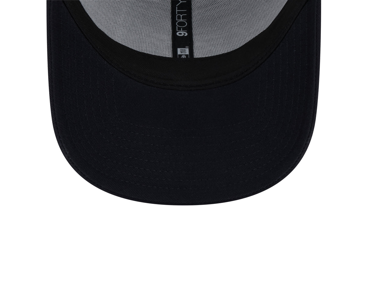 Michigan Wolverines New Era Vault Navy/White Trucker 9FORTY Adjustable Hat product image 7, provided for visual reference