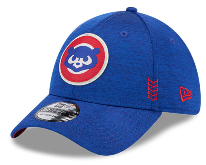Chicago Cubs New Era Royal 2024 Clubhouse 39THIRTY Flex Fit Hat for Men product image 1, provided for visual reference and