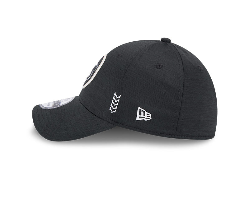 Chicago Cubs New Era Black 2024 Clubhouse 39THIRTY Flex Fit Hat for Men product image 6, provided for visual reference and