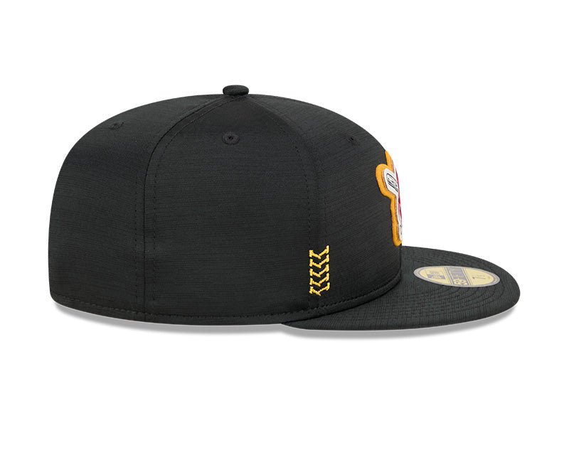 Pittsburgh Pirates New Era Black 2024 Alternate Clubhouse 1914 59FIFTY Fitted Hat for Men product image 5, provided for