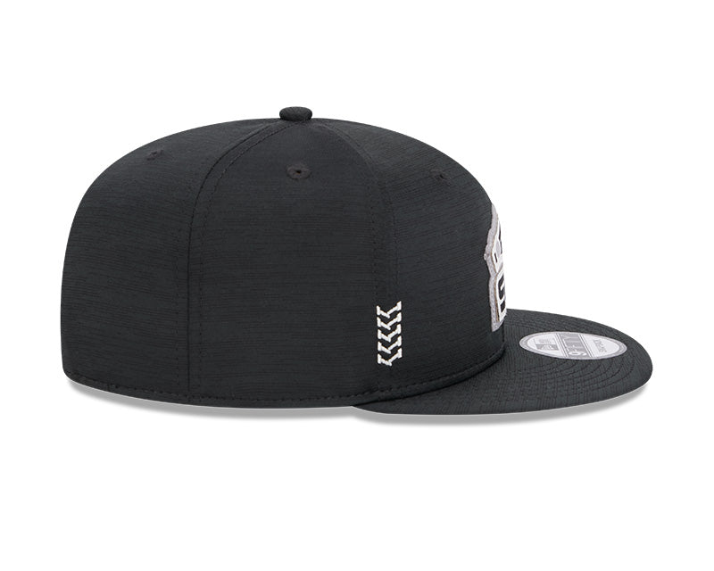 Chicago White Sox New Era Black 2024 Clubhouse 9FIFTY Snapback Hat for Men product image 5, provided for visual reference