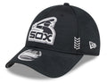 Chicago White Sox New Era Black 2024 Clubhouse 9FORTY Adjustable Hat for Men product image 1, provided for visual reference