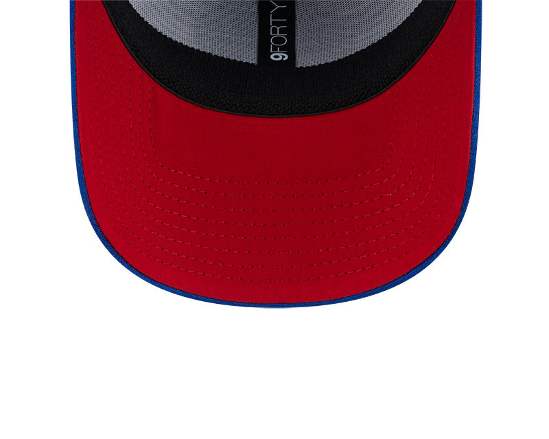 Chicago Cubs New Era Royal 2024 Clubhouse 9FORTY Adjustable Hat for Men product image 7, provided for visual reference and