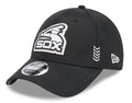 Chicago White Sox New Era Black & White 2024 Clubhouse 9FORTY Adjustable Hat for Men product image 1, provided for visual