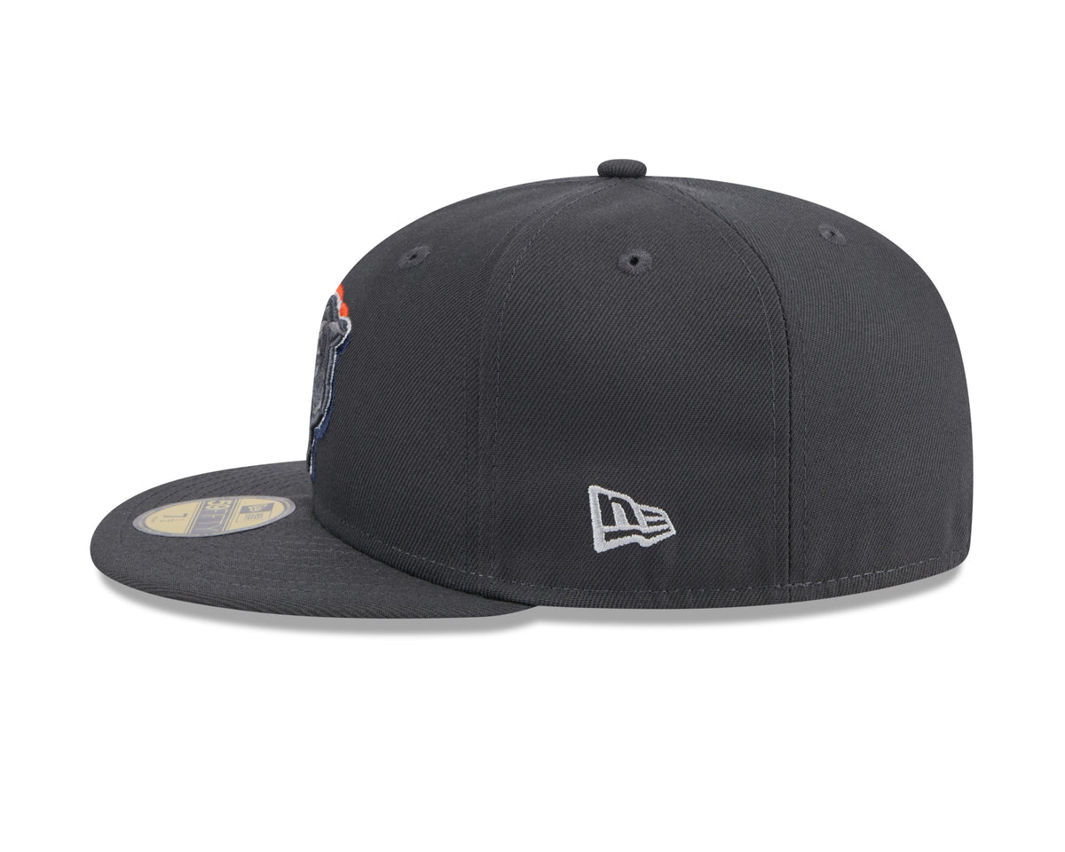 Chicago Bears New Era Graphite 2024 On Stage NFL Draft 59FIFTY Fitted Hat for Men product image 5, provided for visual