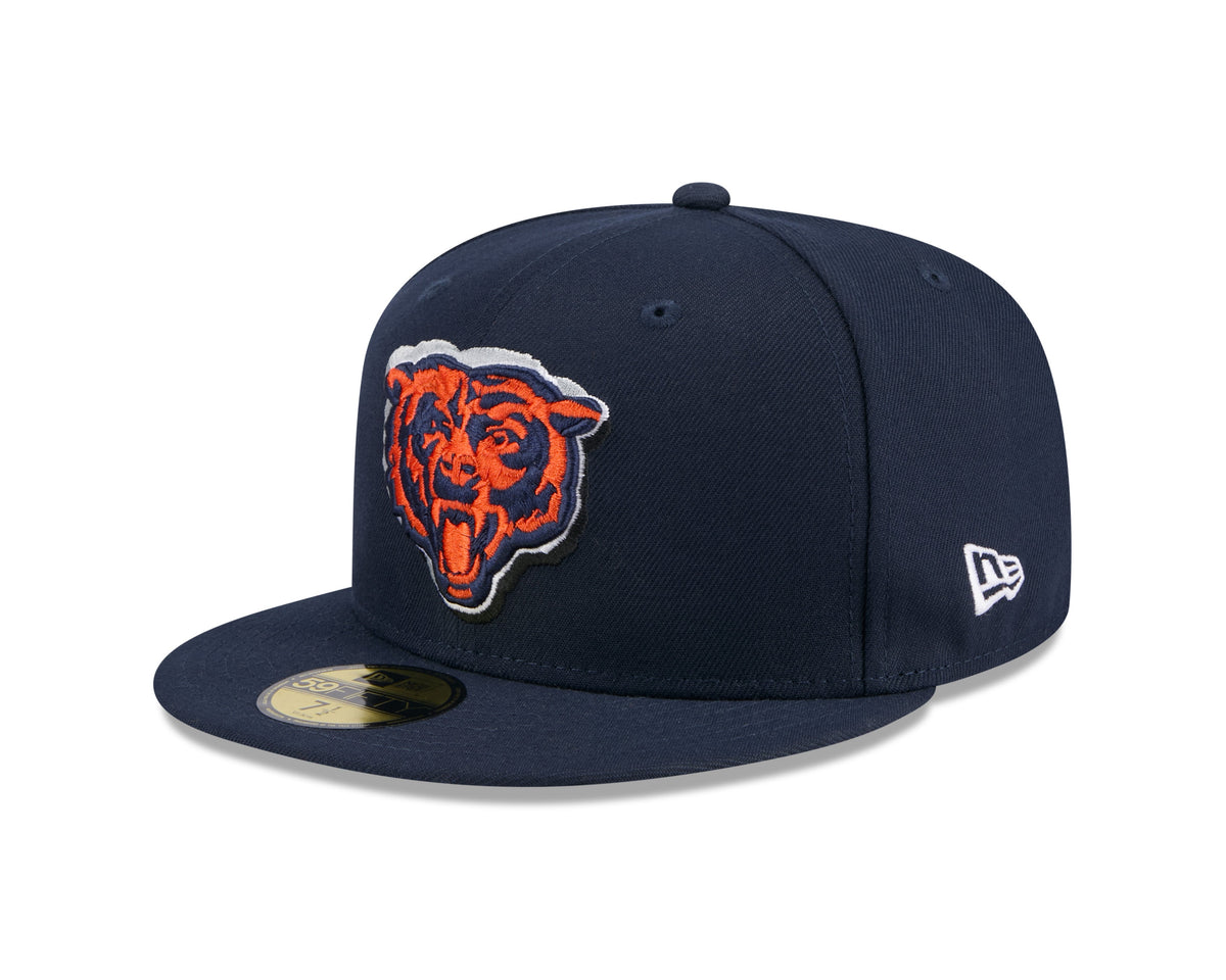 Chicago Bears New Era Navy 2024 NFL Draft 59FIFTY Fitted Hat for Men product image 3, provided for visual reference and