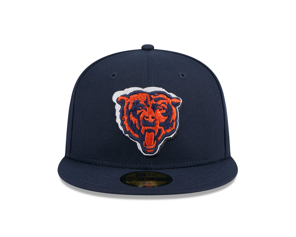 Chicago Bears New Era Navy 2024 NFL Draft 59FIFTY Fitted Hat for Men product image 2, provided for visual reference and