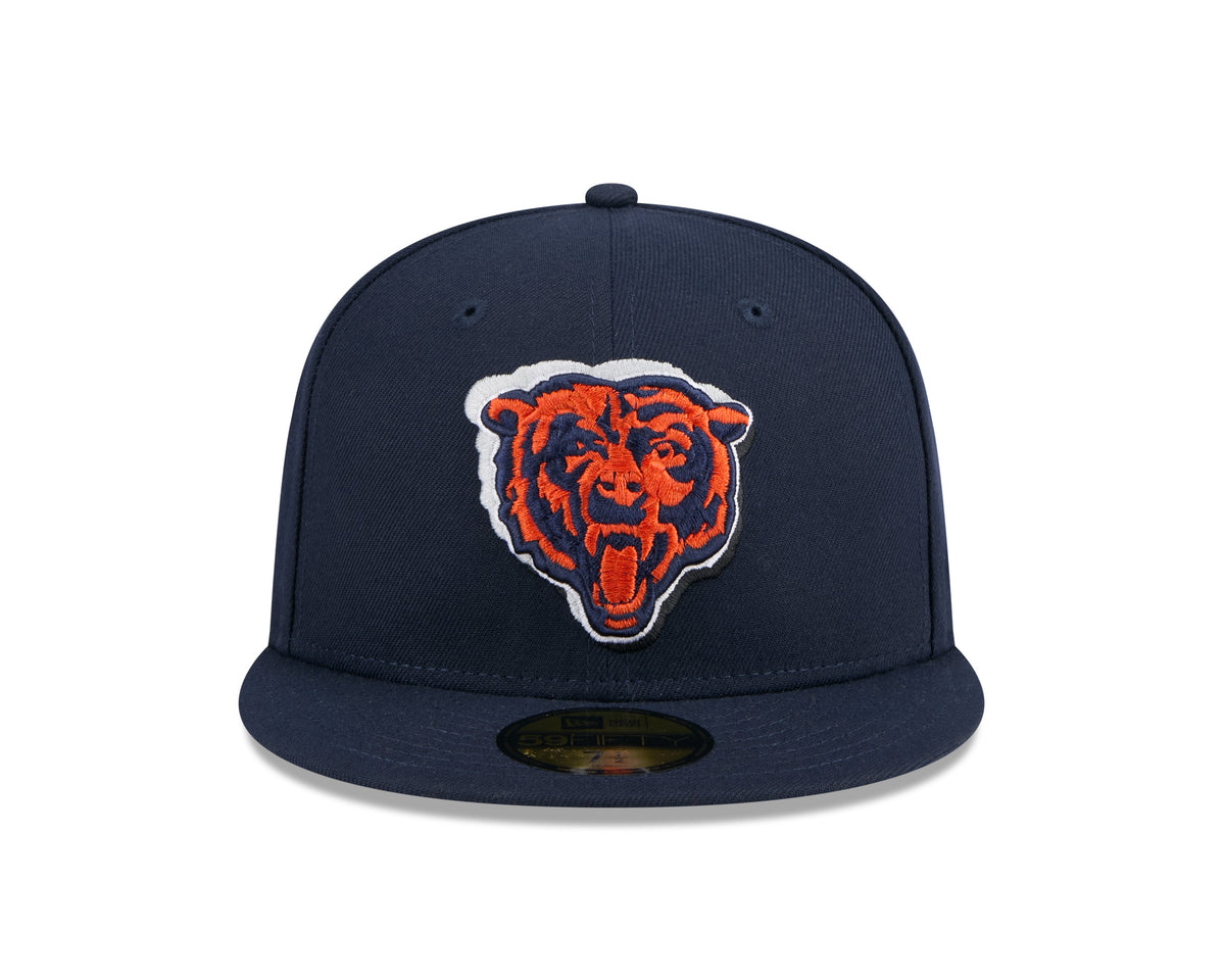 Chicago Bears New Era Navy 2024 NFL Draft 59FIFTY Fitted Hat for Men product image 2, provided for visual reference and