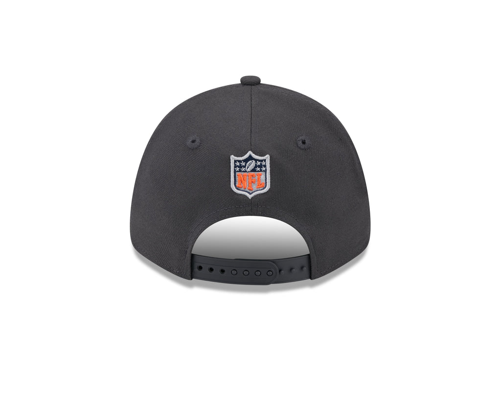 Chicago Bears New Era Graphite 2024 NFL Draft 9FORTY Adjustable Hat for Men product image 6, provided for visual reference