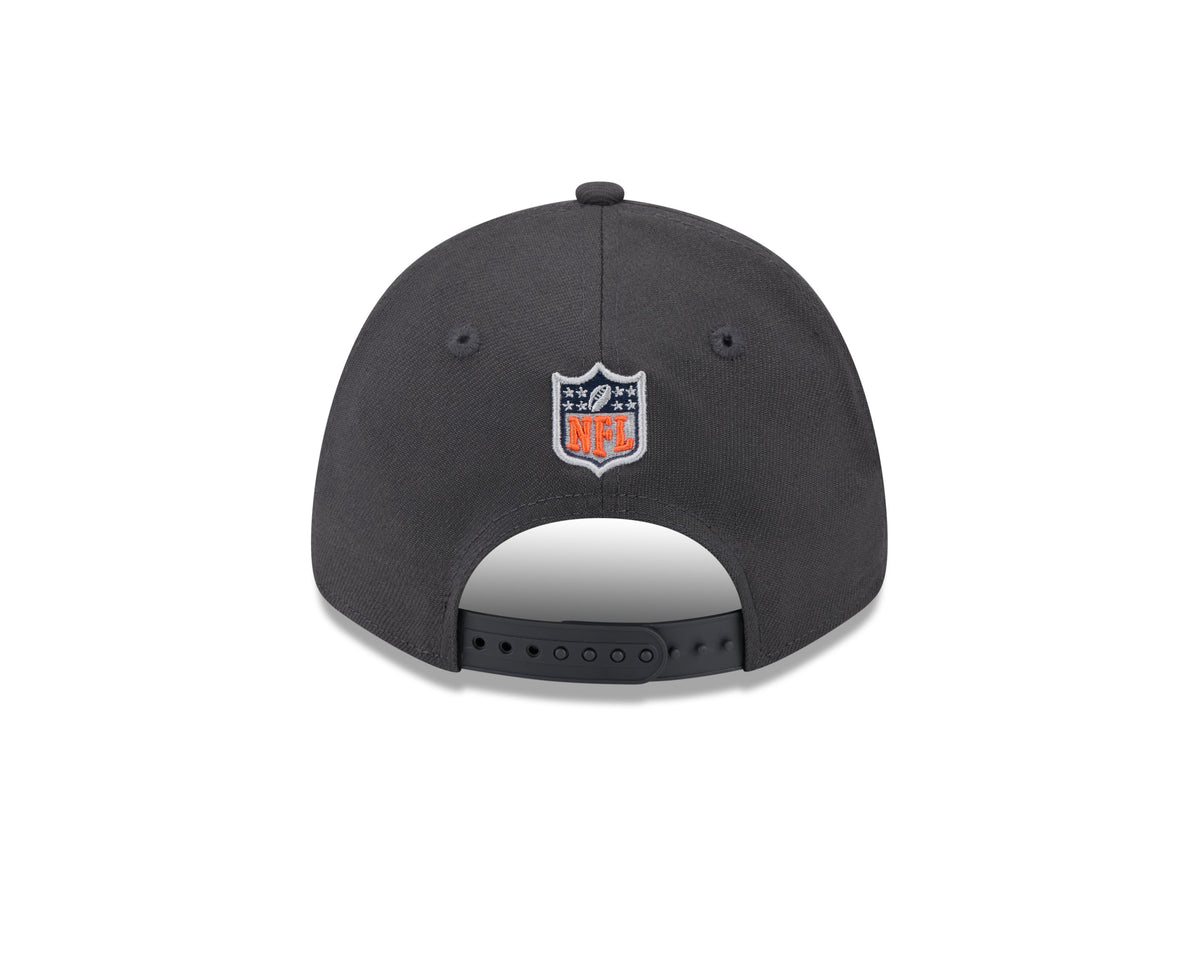 Chicago Bears New Era Graphite 2024 NFL Draft 9FORTY Adjustable Hat for Men product image 6, provided for visual reference
