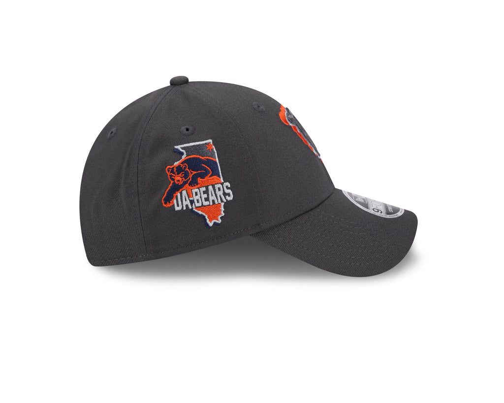 Chicago Bears New Era Graphite 2024 NFL Draft 9FORTY Adjustable Hat for Men product image 4, provided for visual reference