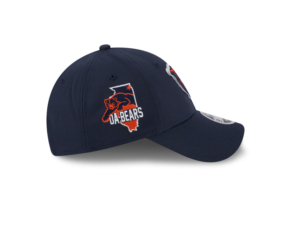 Chicago Bears New Era Navy 2024 NFL Draft 9FORTY Adjustable Hat for Men product image 4, provided for visual reference and