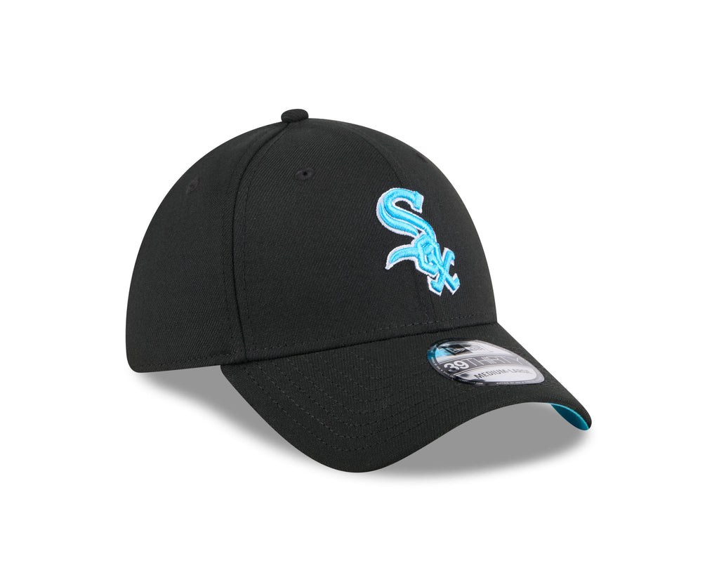 Chicago White Sox New Era Black 2024 Father's Day 39THIRTY Flex Hat for Men product image 3, provided for visual reference