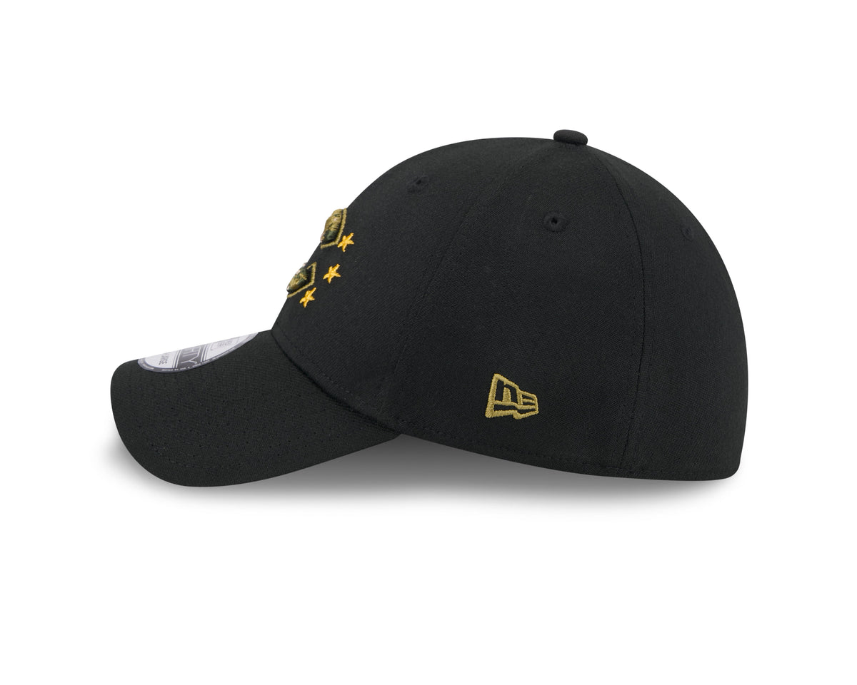 Chicago Cubs New Era 2024 Armed Forces Day Black 39THIRTY Flex Hat for Men product image 5, provided for visual reference