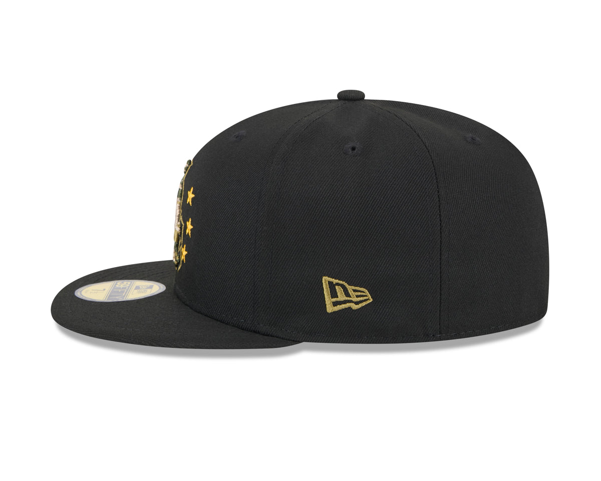 Chicago White Sox New Era 2024 MLB Armed Forces Day On-Field Black 59FIFTY Fitted Hat product image 5, provided for visual