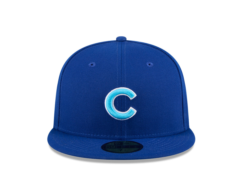 Chicago Cubs 2024 Father's Day New Era Royal Blue Authentic Collection 59FIFTY Fitted Hat product image 2, provided for