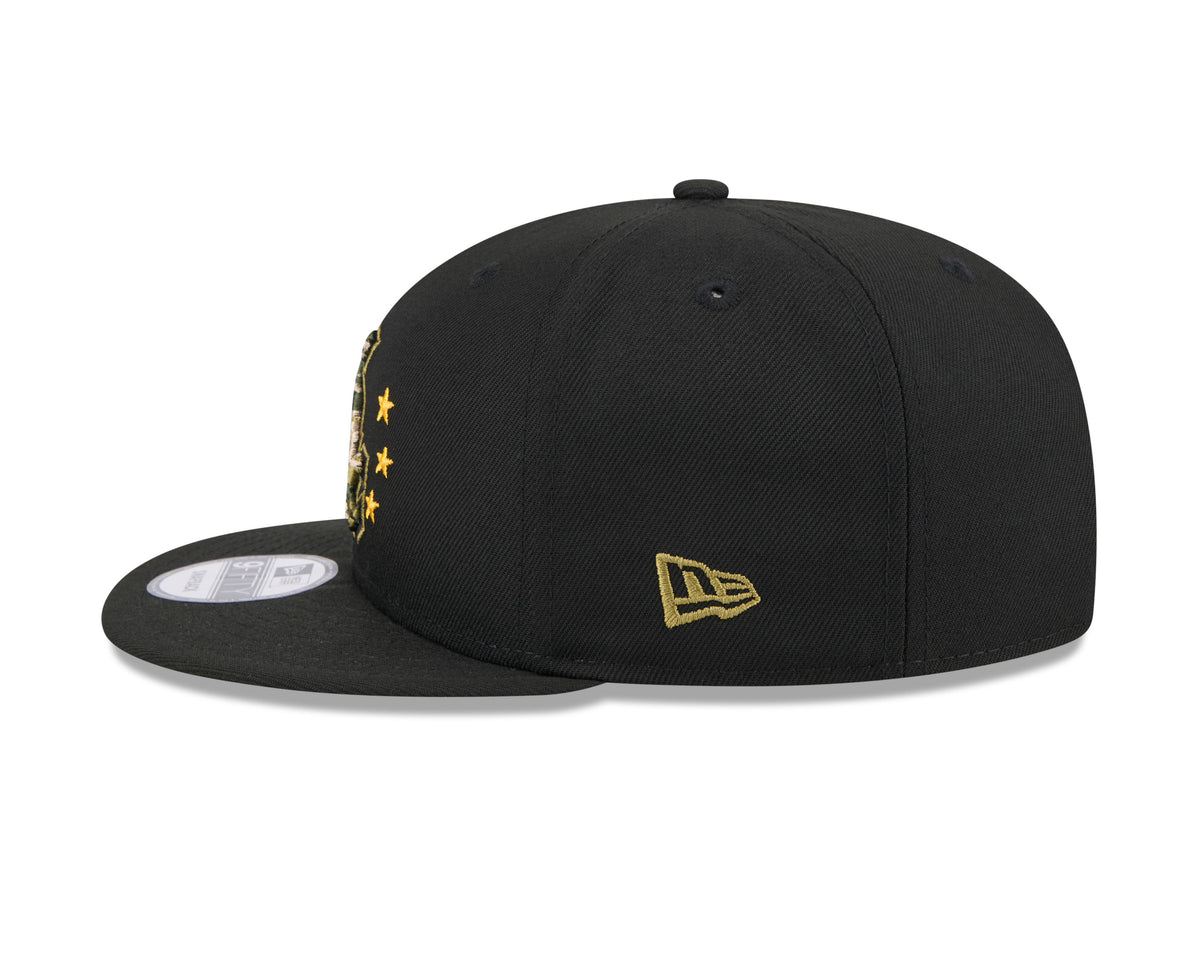 Chicago White Sox New Era 2024 MLB Armed Forces Day Black 9FIFTY Snapback Adjustable Hat product image 5, provided for