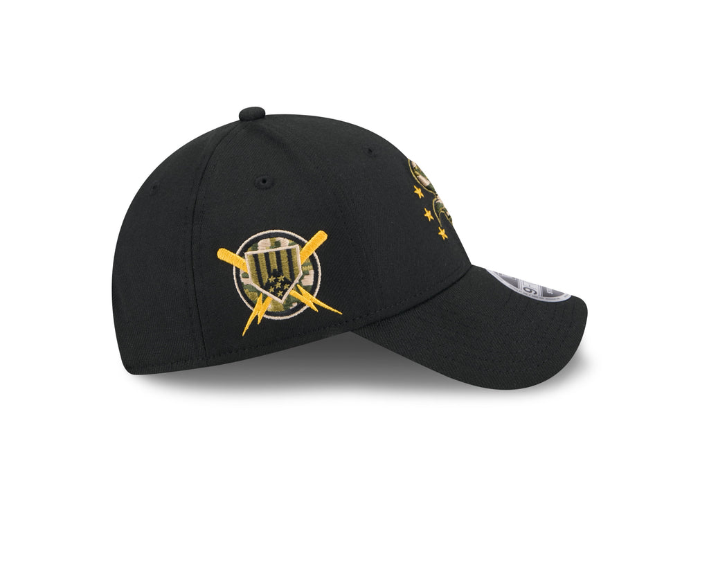 Chicago White Sox New Era 2024 MLB Armed Forces Day Black 9FORTY Adjustable Hat product image 4, provided for visual