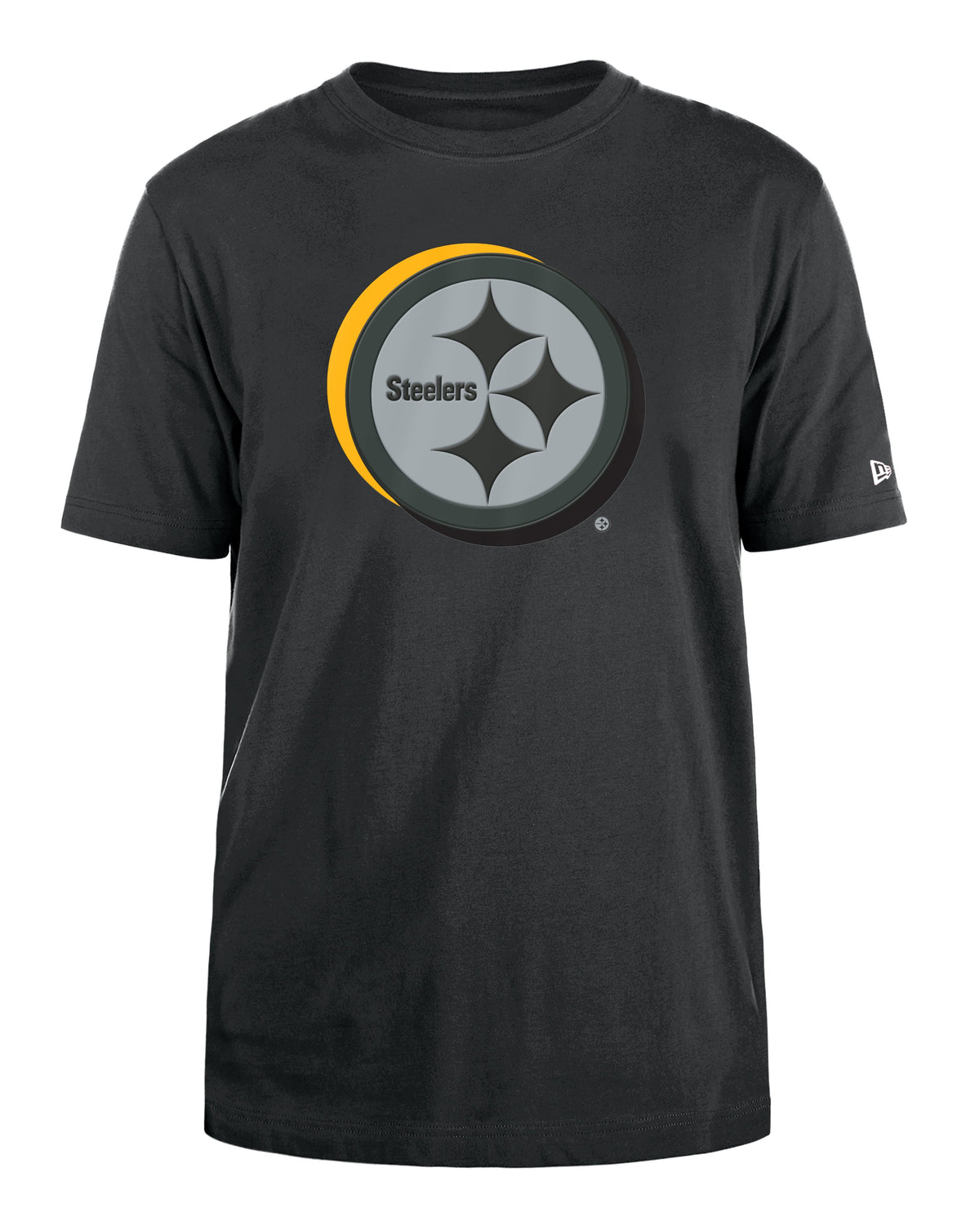 Pittsburgh Steelers Graphite Draft New Era T-Shirt for Men product image 2, provided for visual reference and product detail
