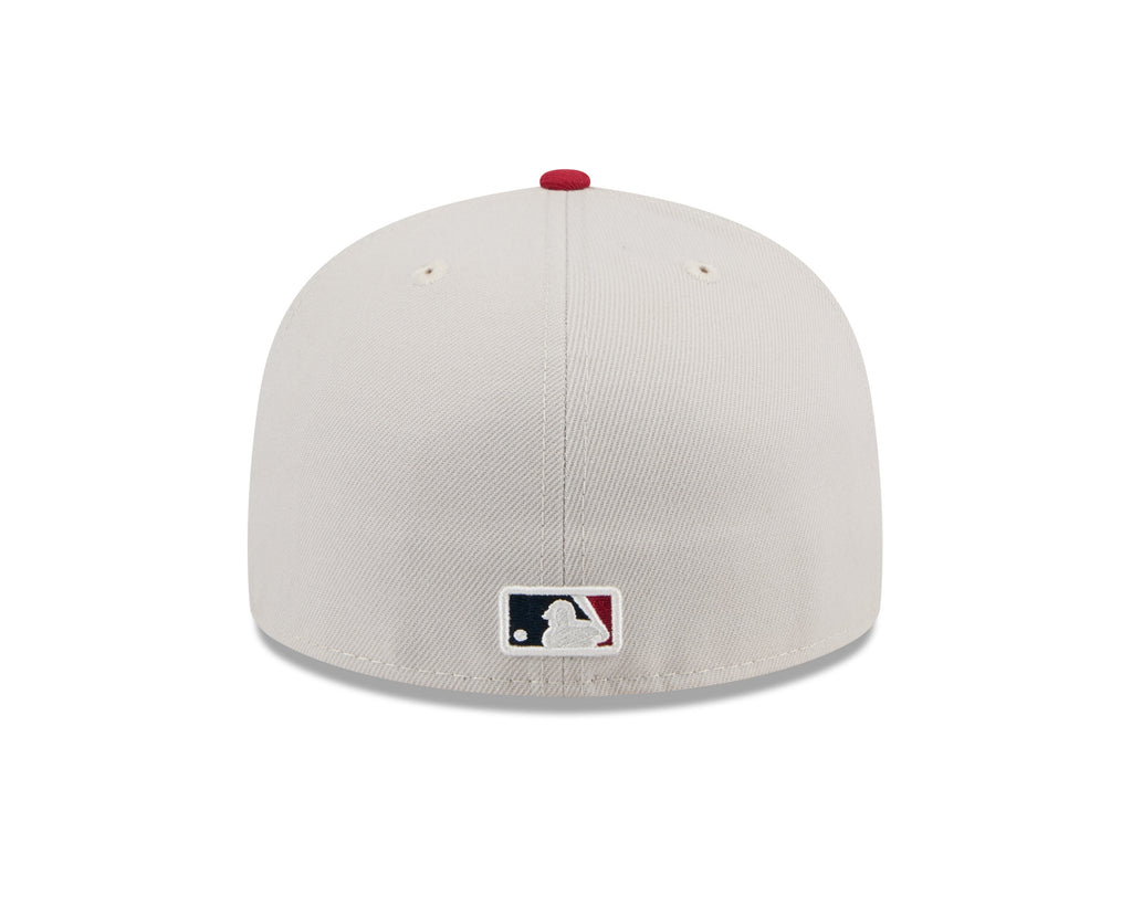 Chicago White Sox 2024 4th of July Stone/Red On Field New Era 59FIFTY Fitted Hat product image 6, provided for visual