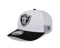 Las Vegas Raiders New Era White/Black 2024 NFL Training Camp 9SEVENTY Trucker Hat for Men product image 1, provided for