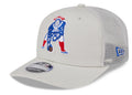 New Era Stone New England Patriots Canvas Trucker 9SEVENTY Stretch-Snap Hat for Men product image 1, provided for visual