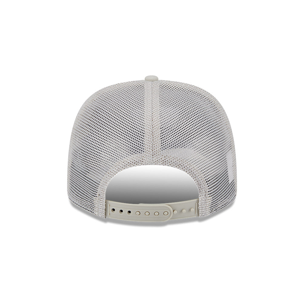 New Era Stone New England Patriots Canvas Trucker 9SEVENTY Stretch-Snap Hat for Men product image 4, provided for visual