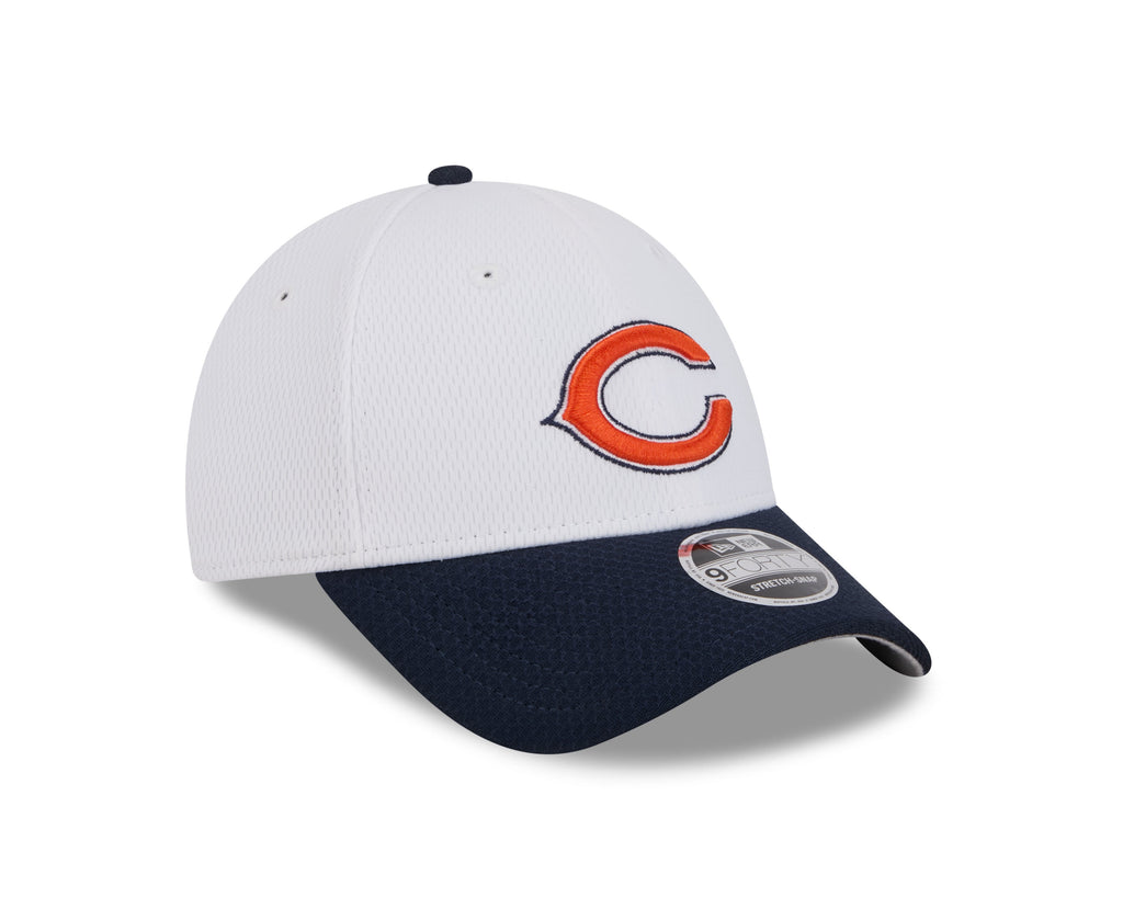 Chicago Bears New Era White/Navy 2 Tone Dash Secondary 9FORTY Adjustable Hat product image 3, provided for visual reference