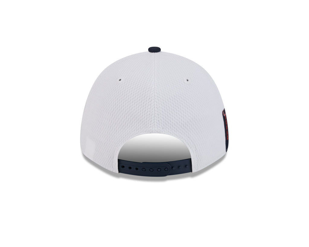 Chicago Bears New Era White/Navy 2 Tone Dash Secondary 9FORTY Adjustable Hat product image 6, provided for visual reference