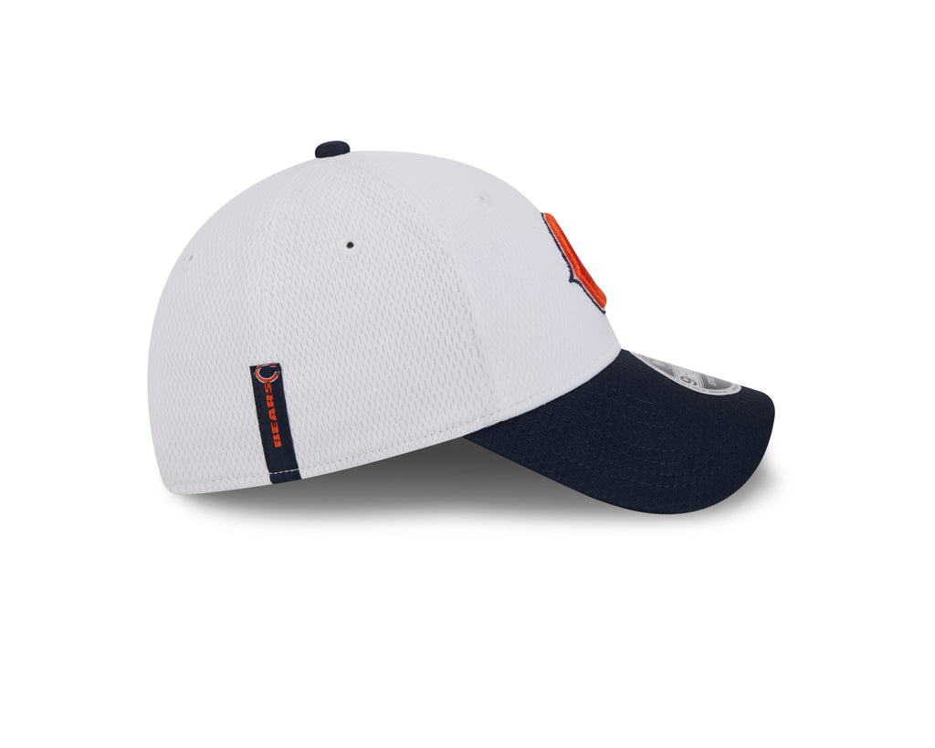 Chicago Bears New Era White/Navy 2 Tone Dash Secondary 9FORTY Adjustable Hat product image 5, provided for visual reference