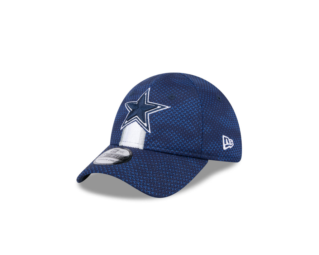 Dallas Cowboys New Era 2024 Sideline Navy 39THIRTY Flex Hat for Men product image 4, provided for visual reference and