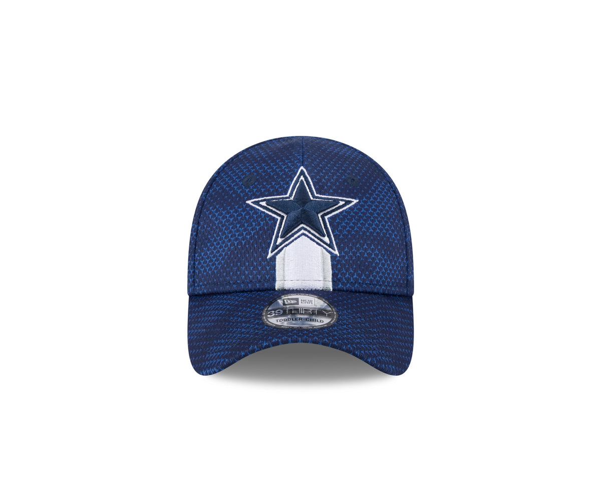 Dallas Cowboys New Era 2024 Sideline Navy 39THIRTY Flex Hat for Men product image 3, provided for visual reference and