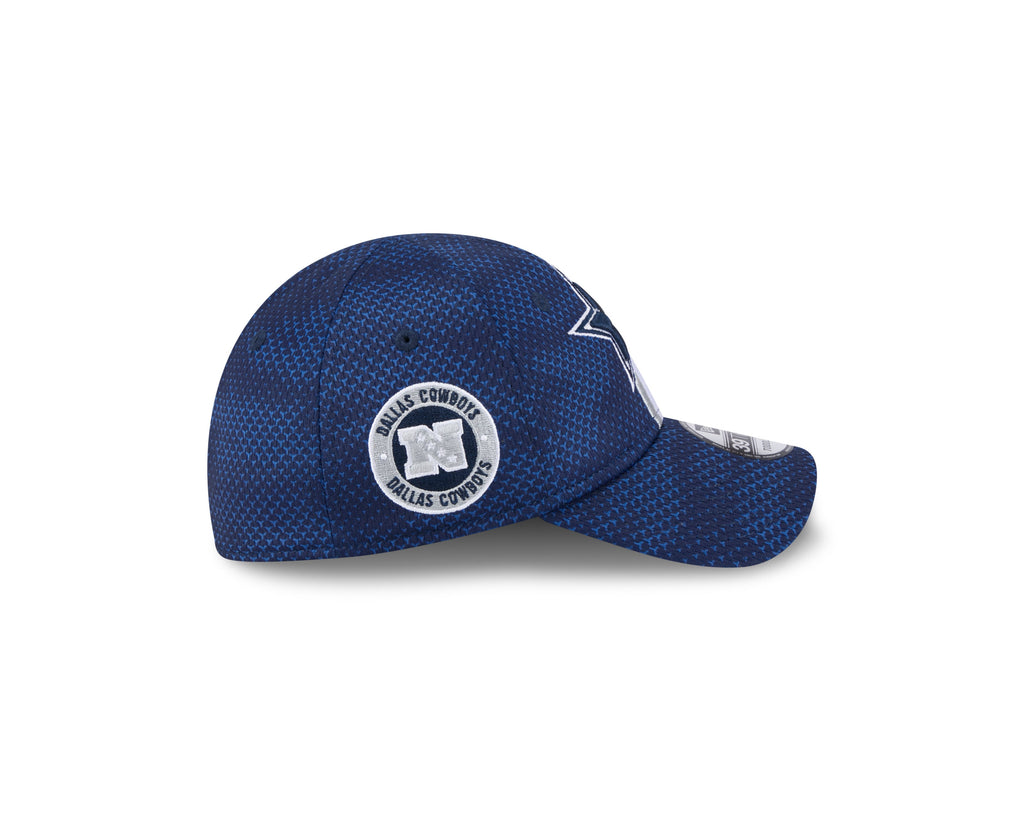 Dallas Cowboys New Era 2024 Sideline Navy 39THIRTY Flex Hat for Men product image 6, provided for visual reference and